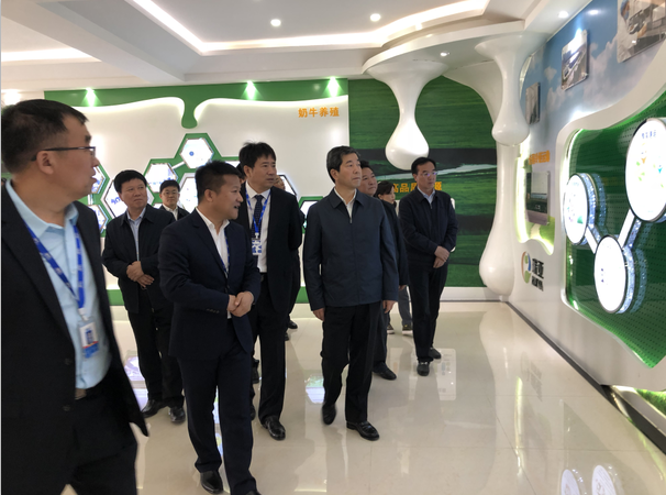 河南省委副書記、省長陳潤兒一行蒞臨 花花牛集團魯山瑞亞牧業(yè)有限公司視察調(diào)研
